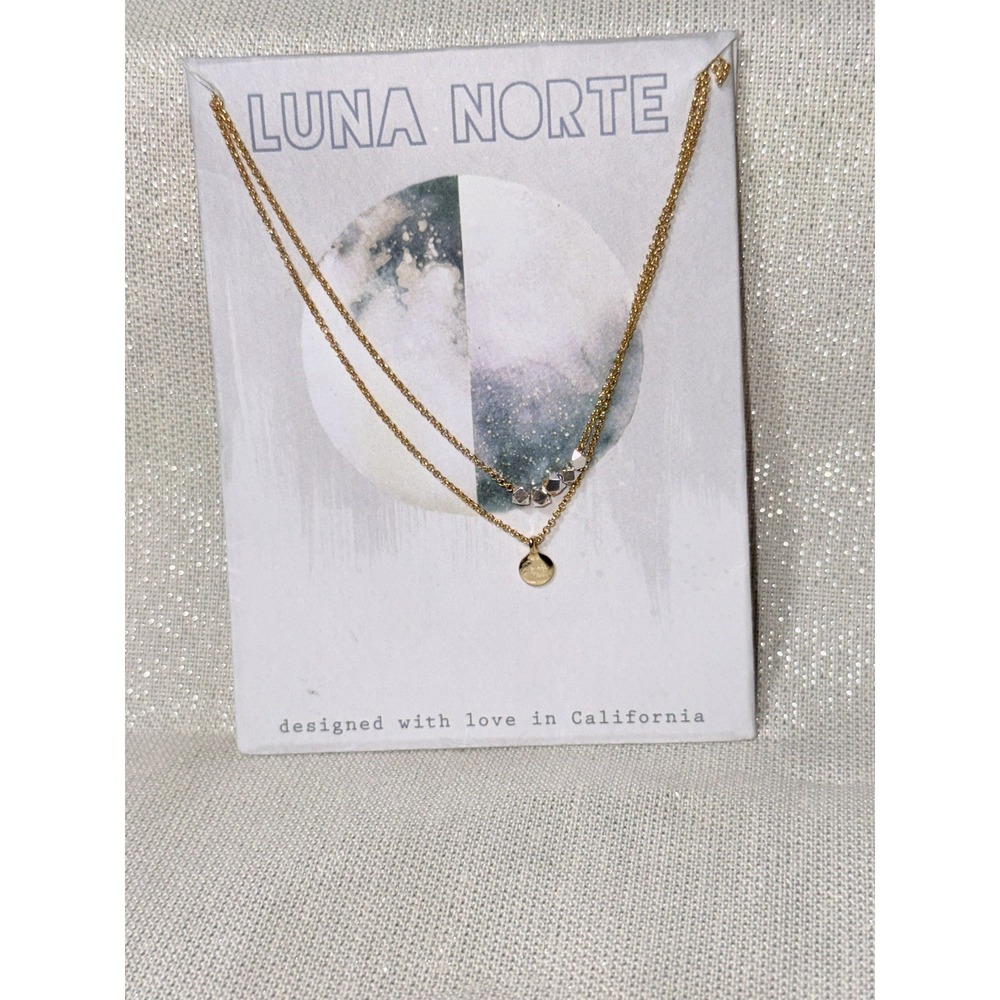 Luna Norte Necklace Set Gold Silver